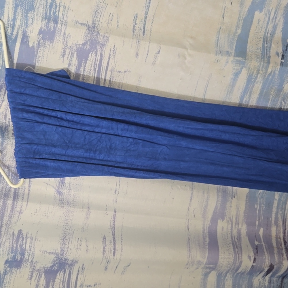 Chico's Southbeach Pantsuit Blue/White Trio - Picture 7 of 10